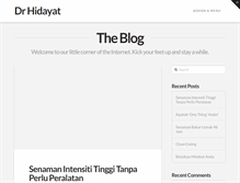 Tablet Screenshot of drhidayat.com